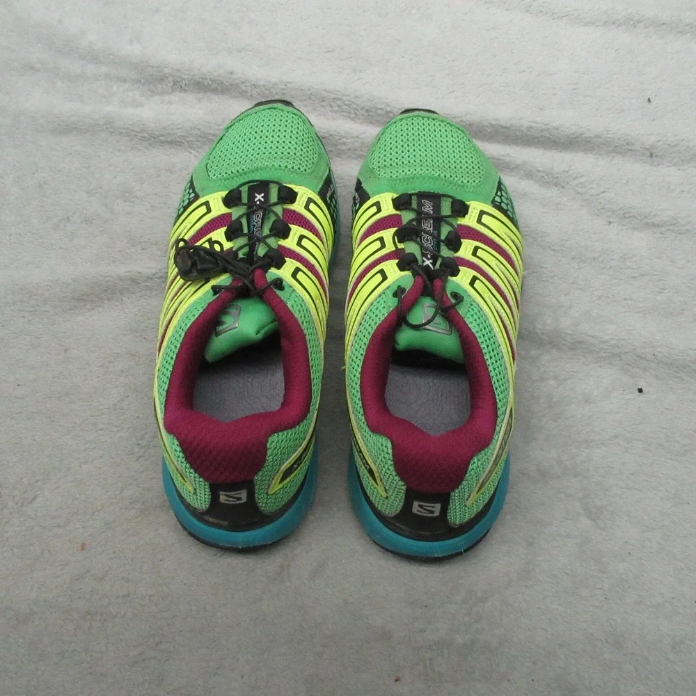 Salomon Women 7 Running Shoes‎ Green X-Scream Lightweight Cushioned Athletic